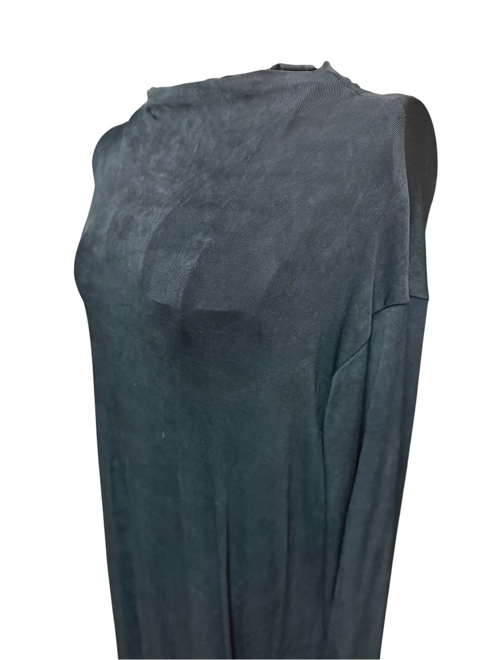 Chico's Black Long Sleeve Mock Neck Maxi Dress Classic travel - Picture 5 of 8